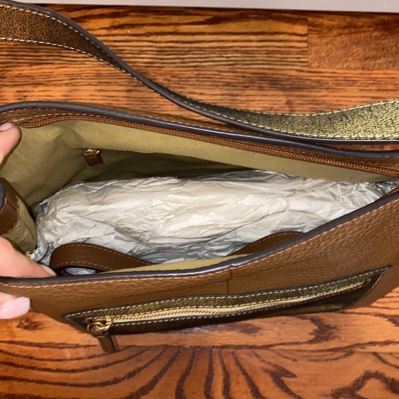 Brown & Gold Purse - Picture 3 of 3